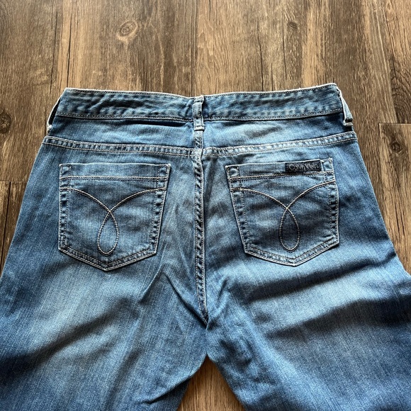 Calvin Klein Vintage Petite Straight Leg Jeans Sz 8P - Picture 5 of 7